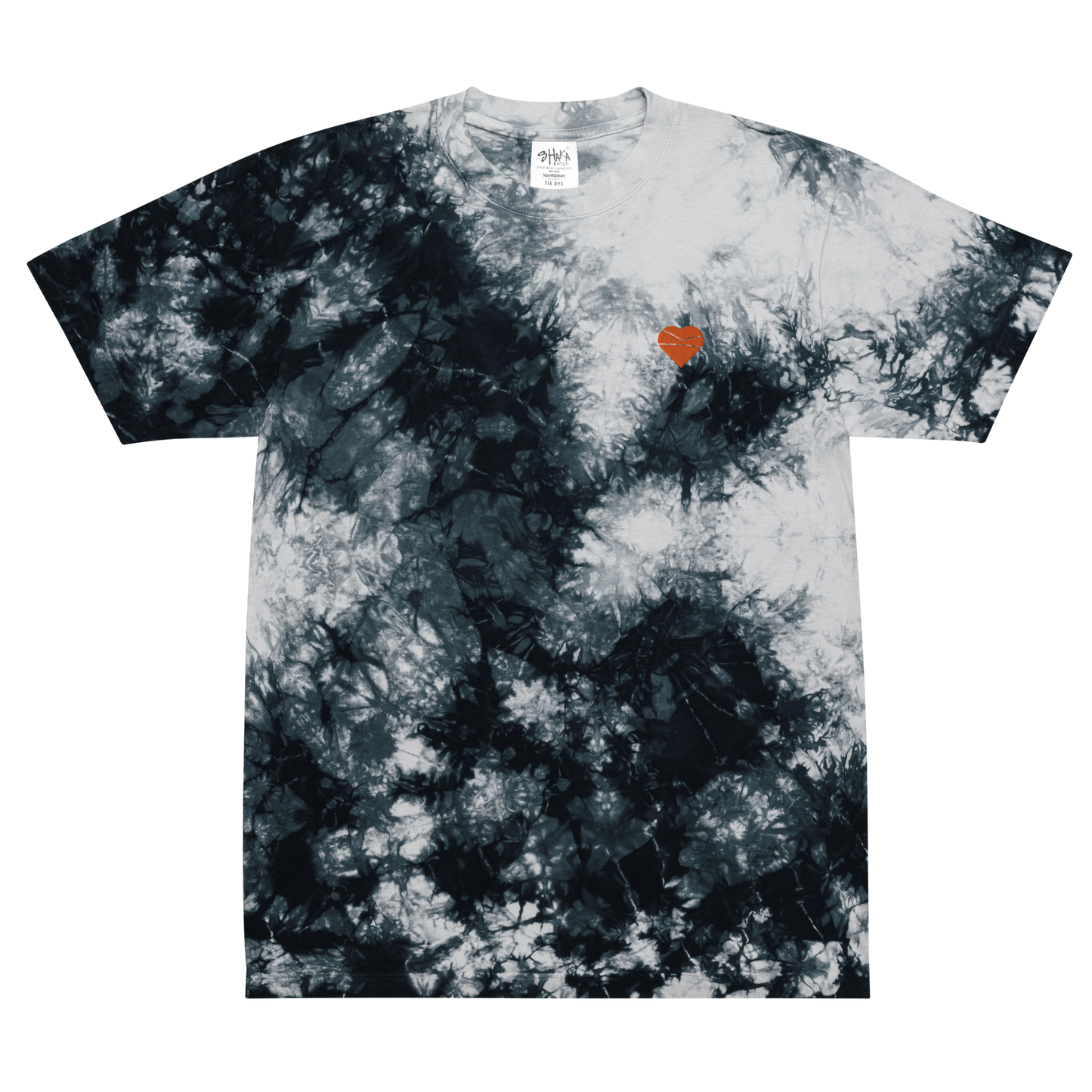 Do Care Oversized tie-dye t-shirt