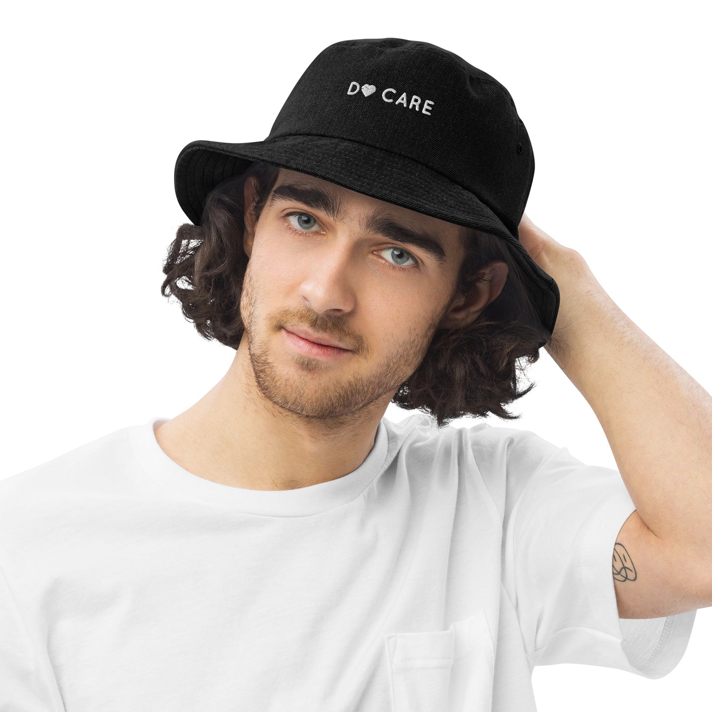 Do Care Denim bucket hat